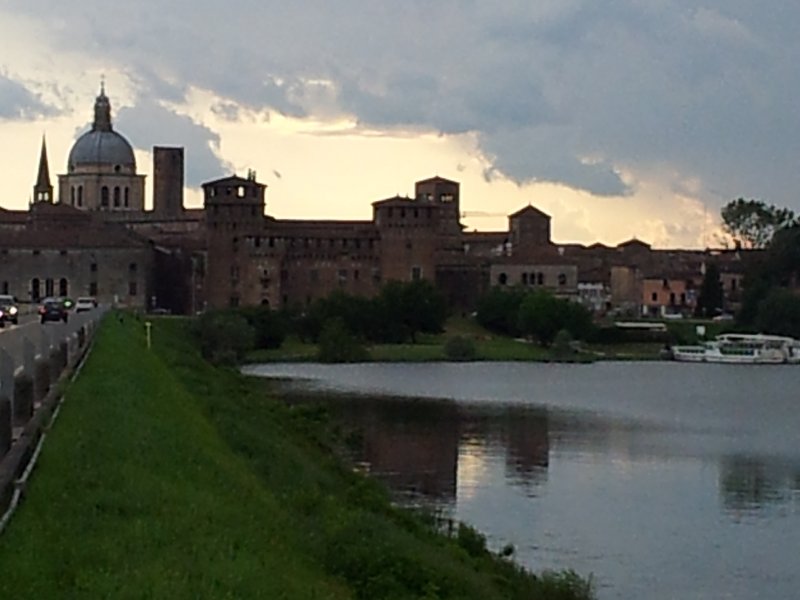 From the locality of Sparafucile you can admire the Renaissance outline of Mantova