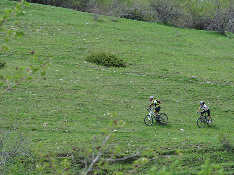 Mountainbike in Valle de Vasto