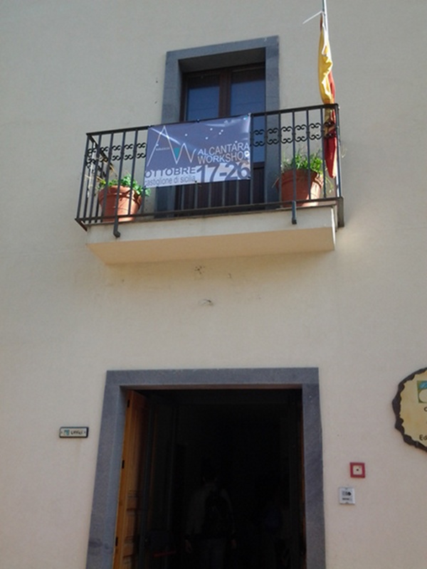 Environmental Education Center's entrance in Castiglione di Sicilia