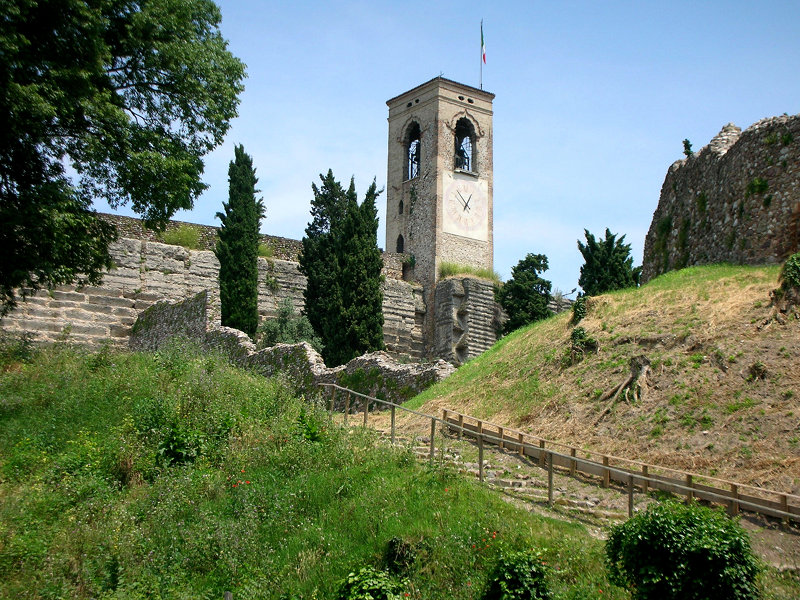 Rocca di Cavriana, détail du campanile