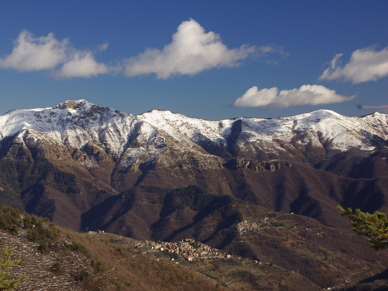 Upper Argentina Valley - Panorama of the Toraggio-Saccarello mountains