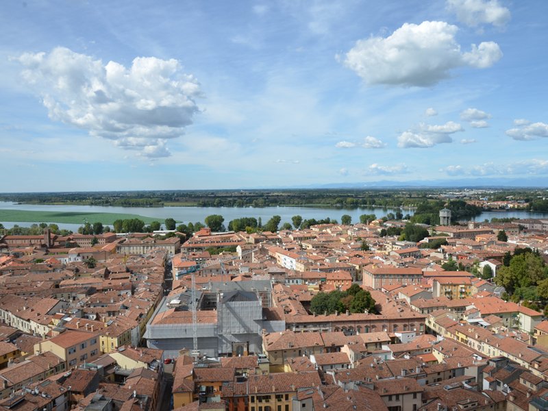 La città di Mantova dalla cupola della Basilica di Sant'Andrea