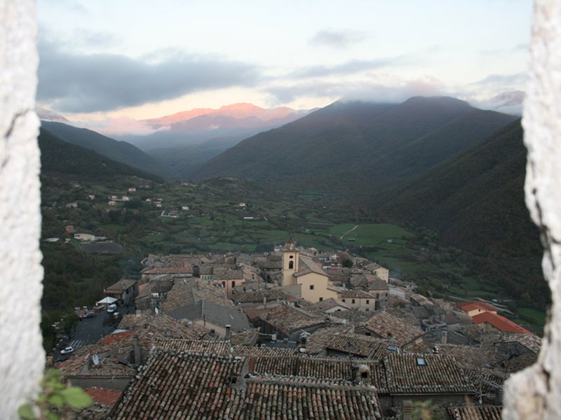 View from Caetani Castle