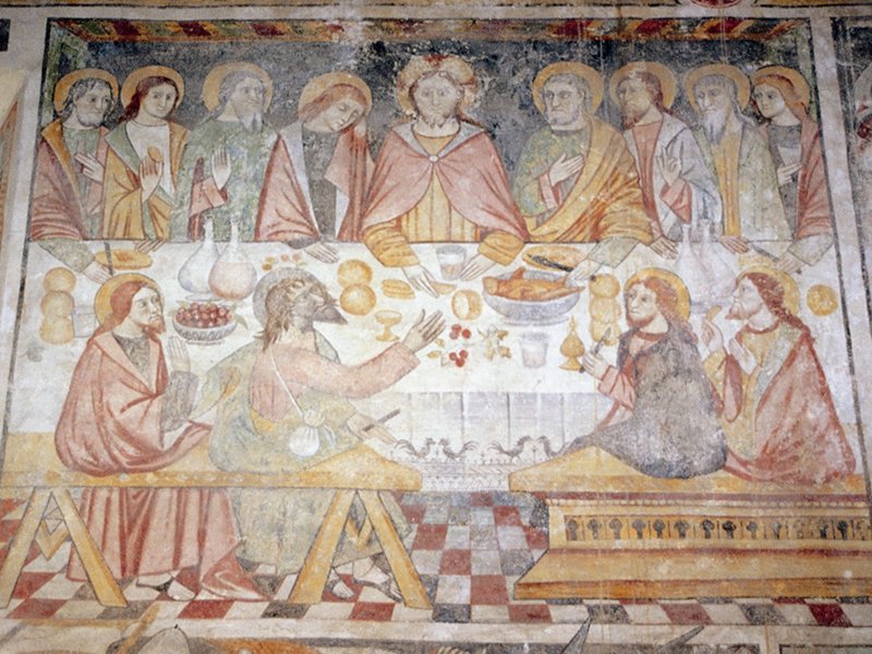 Rezzo - Gli affreschi del Santuario della Madonna Bambina