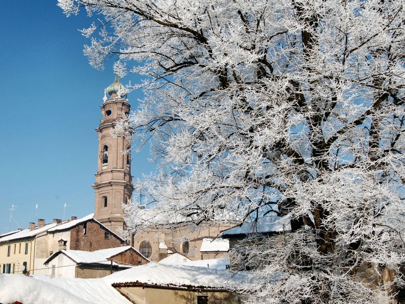 Il campanile del duomo di Carignano