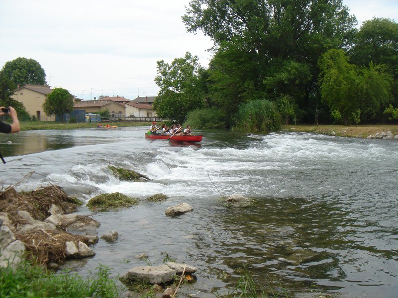 Canoeing from Pozzolo to Goito