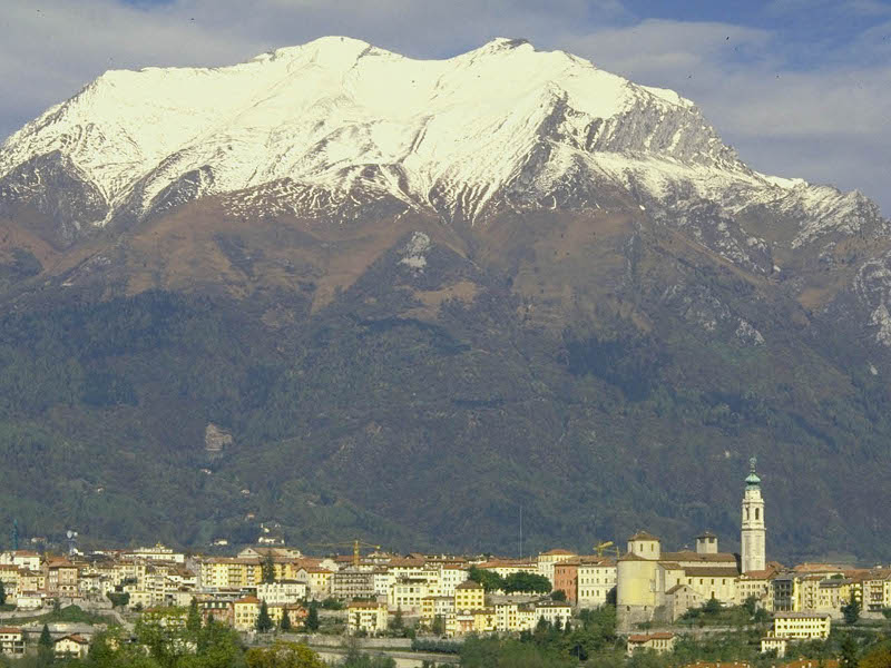 Monte Serva aus Belluno geshen