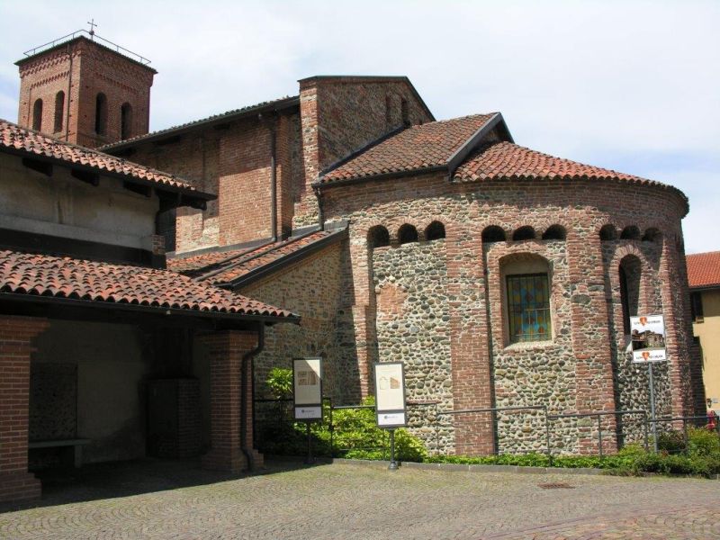 L'abside della chiesa dell'abbazia di Pulcherada