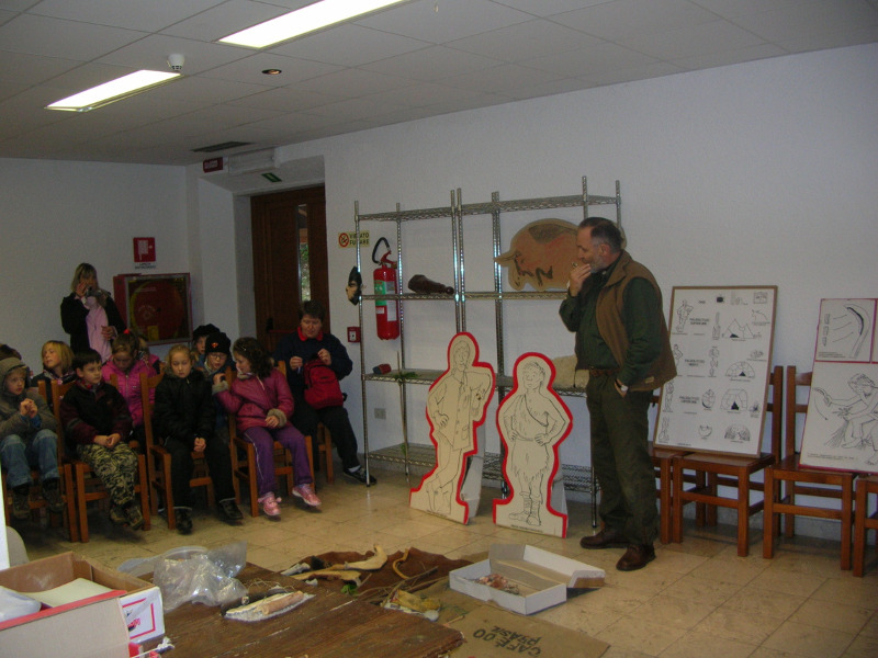 Educational activities within the Reserve's visitor center