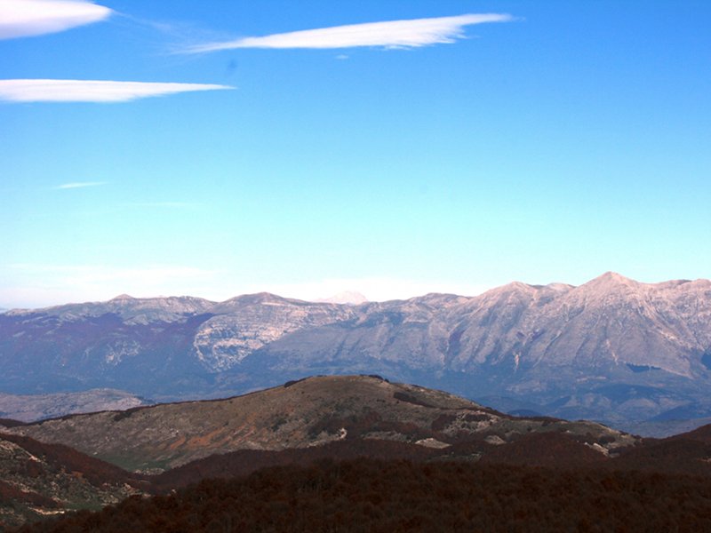 View of Mt. Autore towards the Abruzzo slope