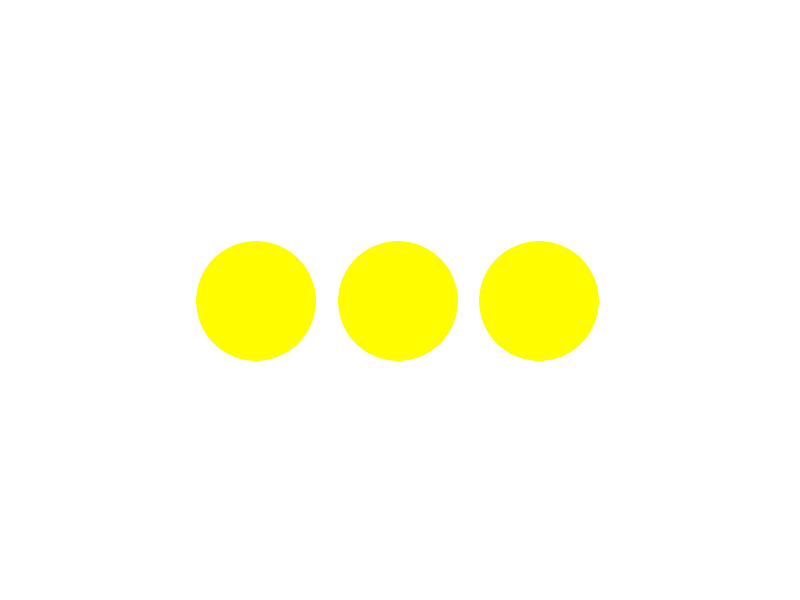 Trail marker: itinerary Masone - Cascina Troia - Bric Di Saliera (three yellow balls in line)