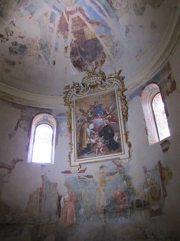 Affreschi nell'abside di S.Maria di Pulcherada