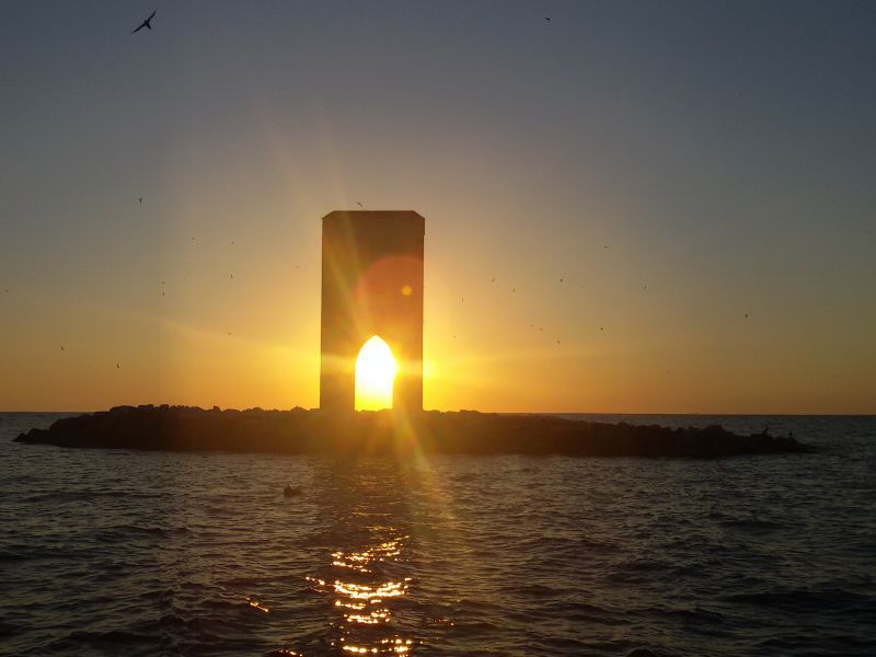 Torre della Meloria al tramonto