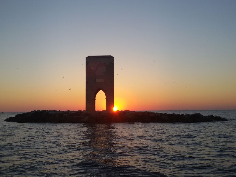 Melora Tower at sunset