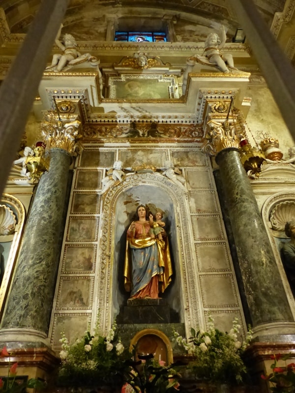 Cappella laterale nella chiesa di S. Maria di Pulcherada