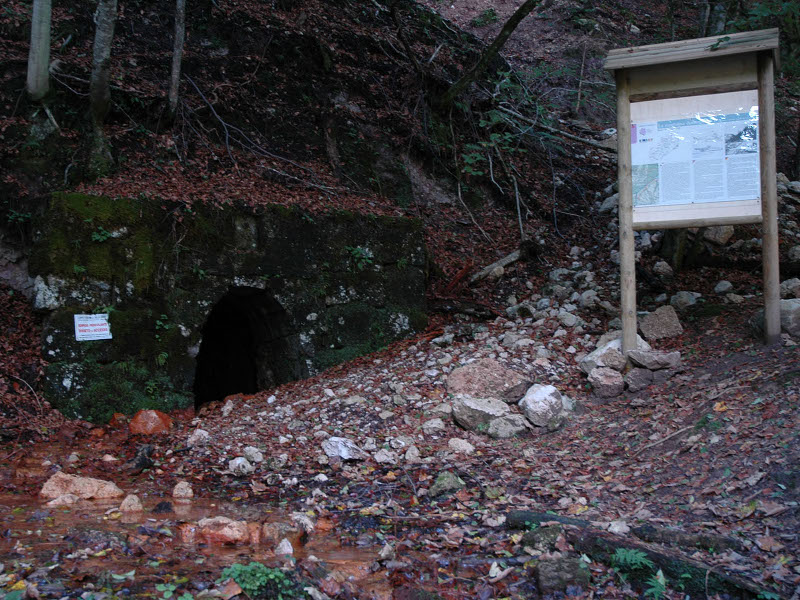 Thematic path The forgotten mountain: Vallalta O' Connor tunnel