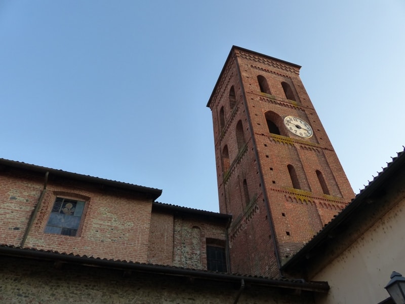 Il campanile dell'abbazia di Pulcherada