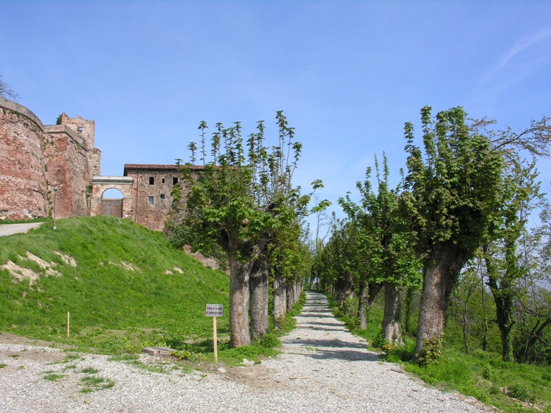Viale di ingresso alla Fortezza di Verrua