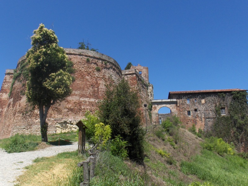 Il dongione della fortezza di Verrua Savoia