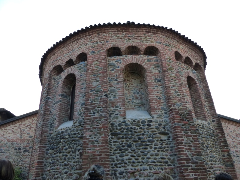 L'abside dell'abbazia di Pulcherada a San Mauro T.