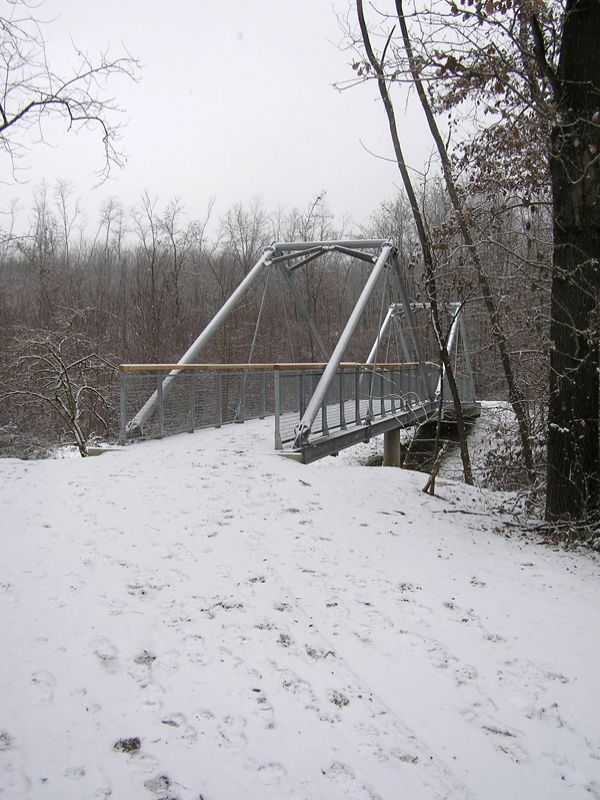 ponte ciclocampestre in inverno