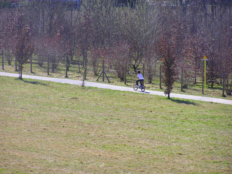 ciclista in erba