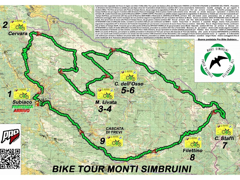 Bike Tour Monti Simbruini