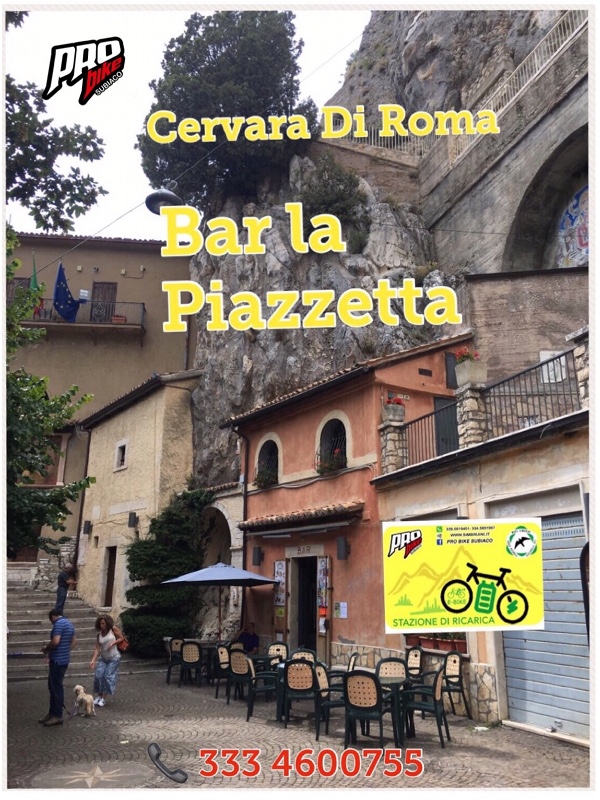 Ricarica E-Bike Bar La Piazzetta