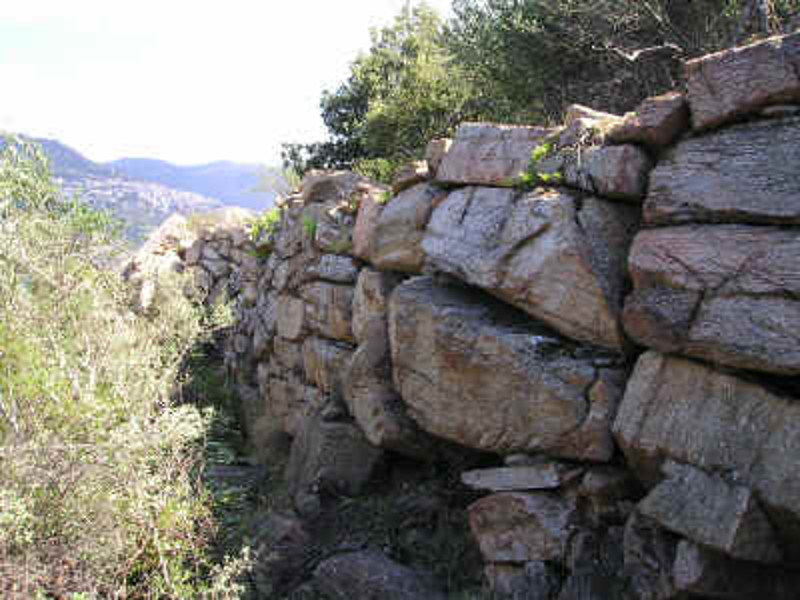Muraglia ciclopica Monte Prana