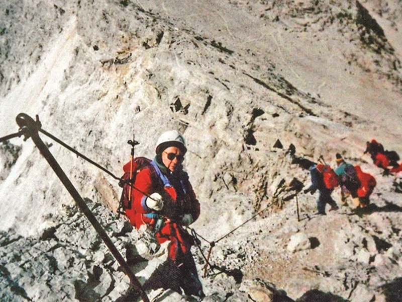1996 - Salita a Monte Cristallo per la ferrata Dibona