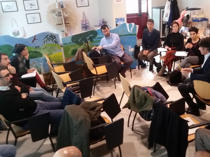 1° incontro del Gruppo di Azione Locale - Centro visite Salina di Comacchio, lunedì 26.11.2018