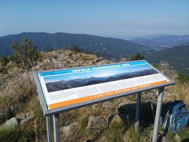 Panorama-Tafel Süd Monte Bossea