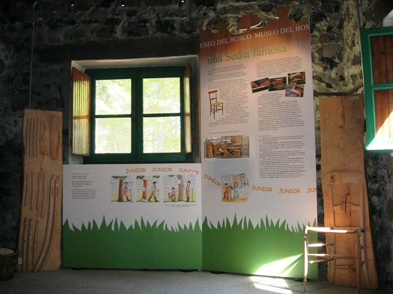 Museo del Bosco: interno Casermetta Museo