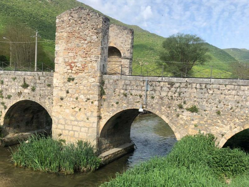 The Roman Bridge in Campana