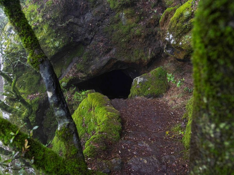 Figura 1: Ingresso alla Grotta dei Briganti (ATTENZIONE: Prestare attenzione agli scalini ed al dislivello)