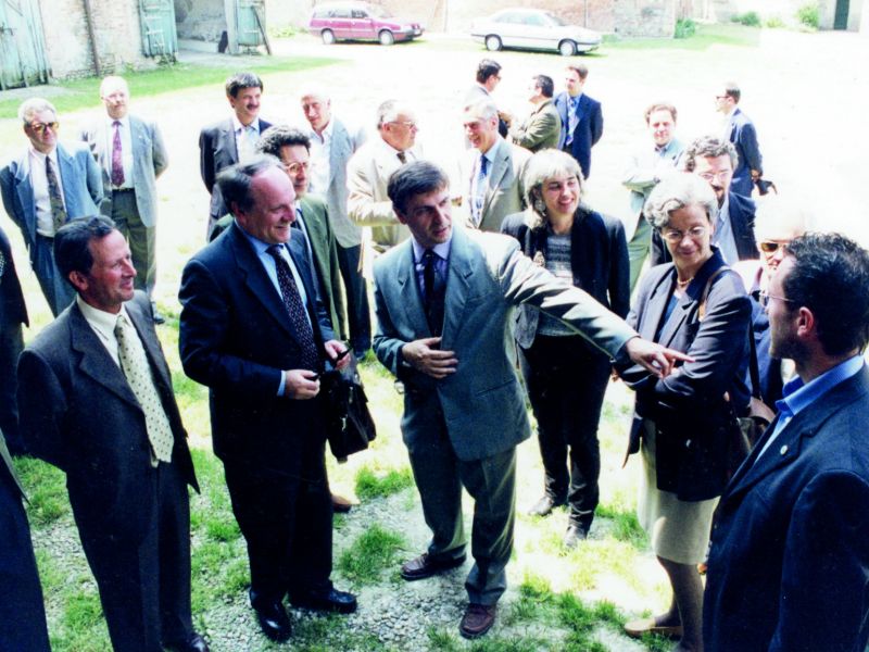 Mauro Conti, allora Presidente del Parco del Taro, con l'ex Ministro dell'Ambiente Ronchi