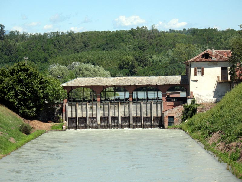 Prise du canal Depretis à Villareggia