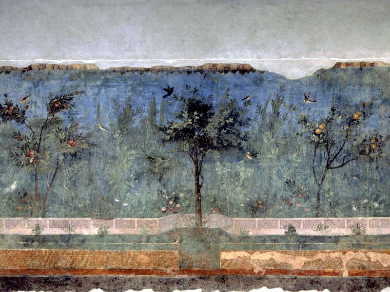 A detail of the fresco