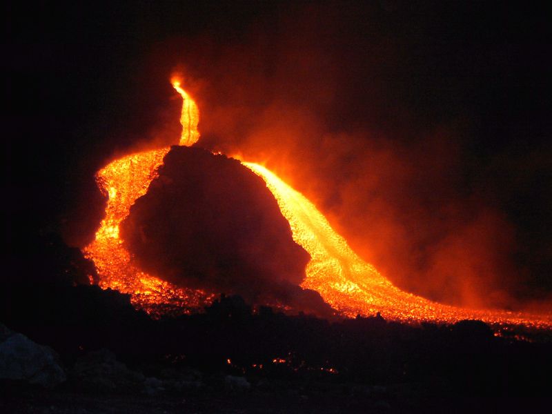 Etna in eruzione, settembre 2006