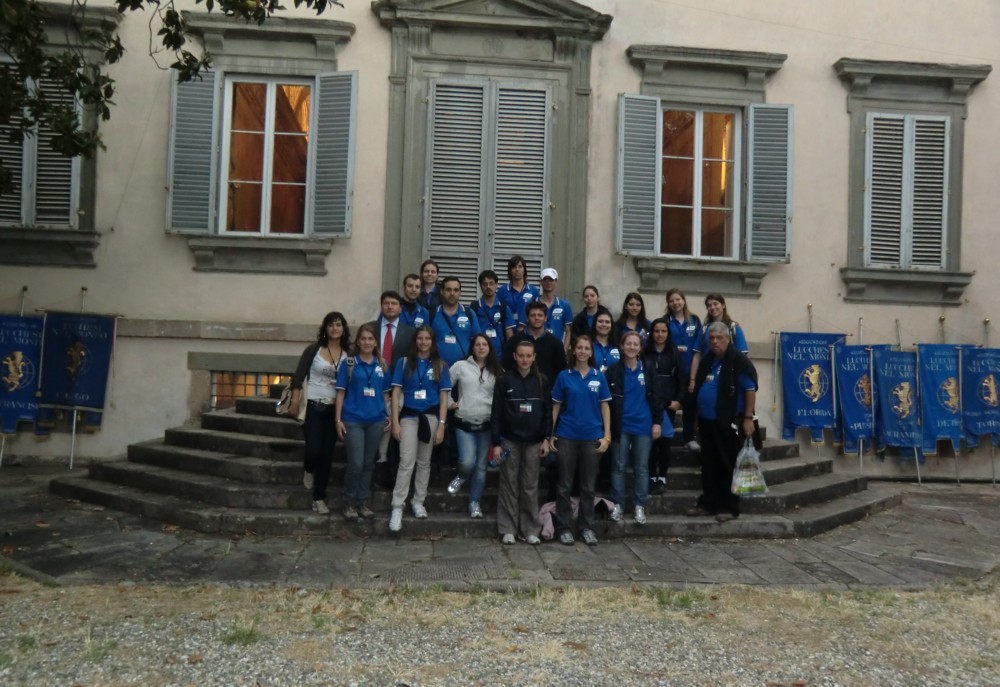The Park ambassadors in Lucca