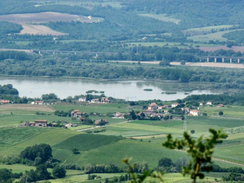 Panorama sull'Oasi di Alviano