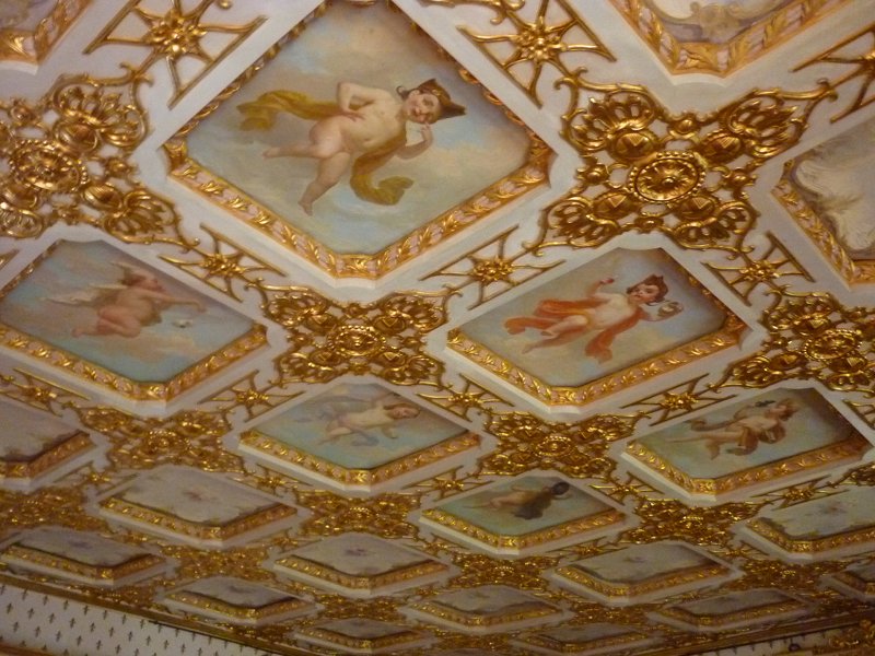 Soffitto sala da ballo - Appartamenti Reali, Castello della Mandria