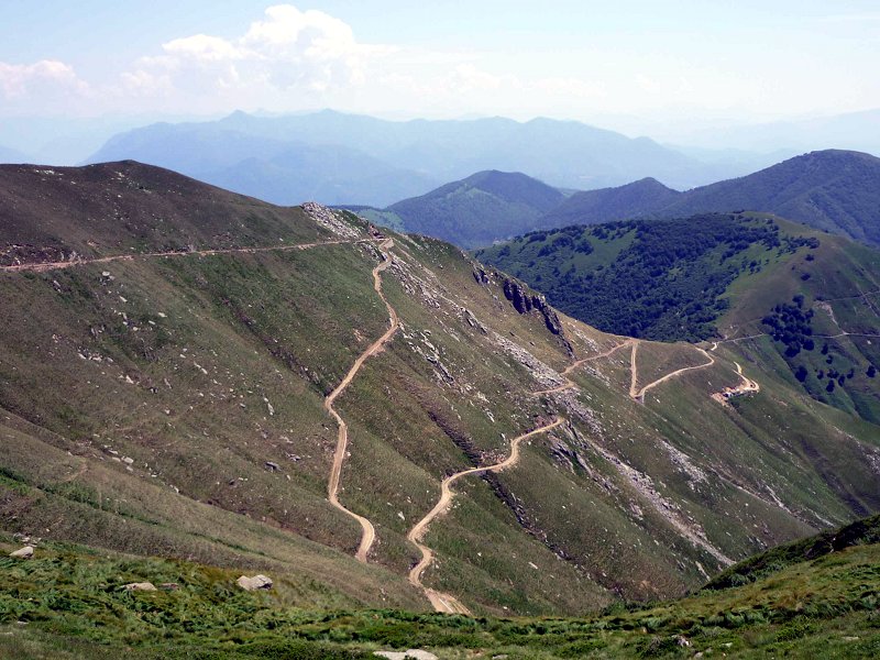 Cadorna Road from Folungo Pass to Pian Vadà